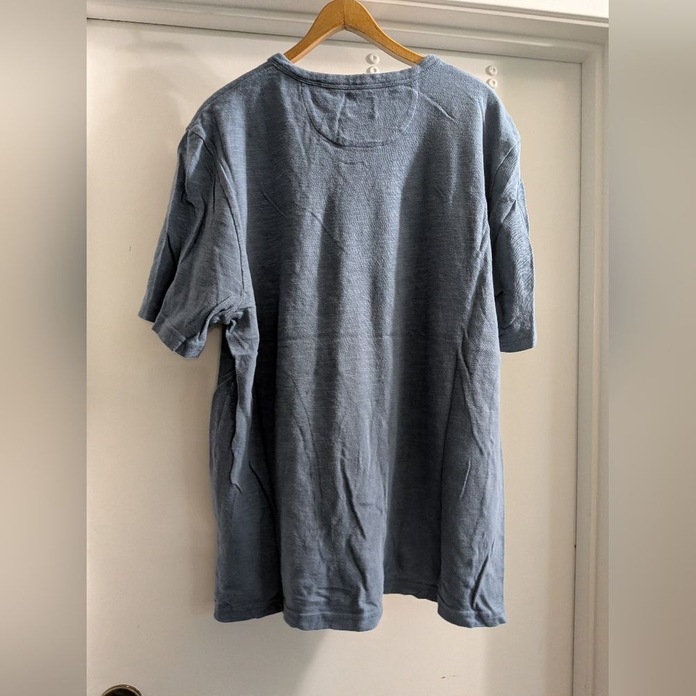 Faherty - Striped Slub Cotton-Jersey T-Shirt - Blue XL - Picture 8 of 8